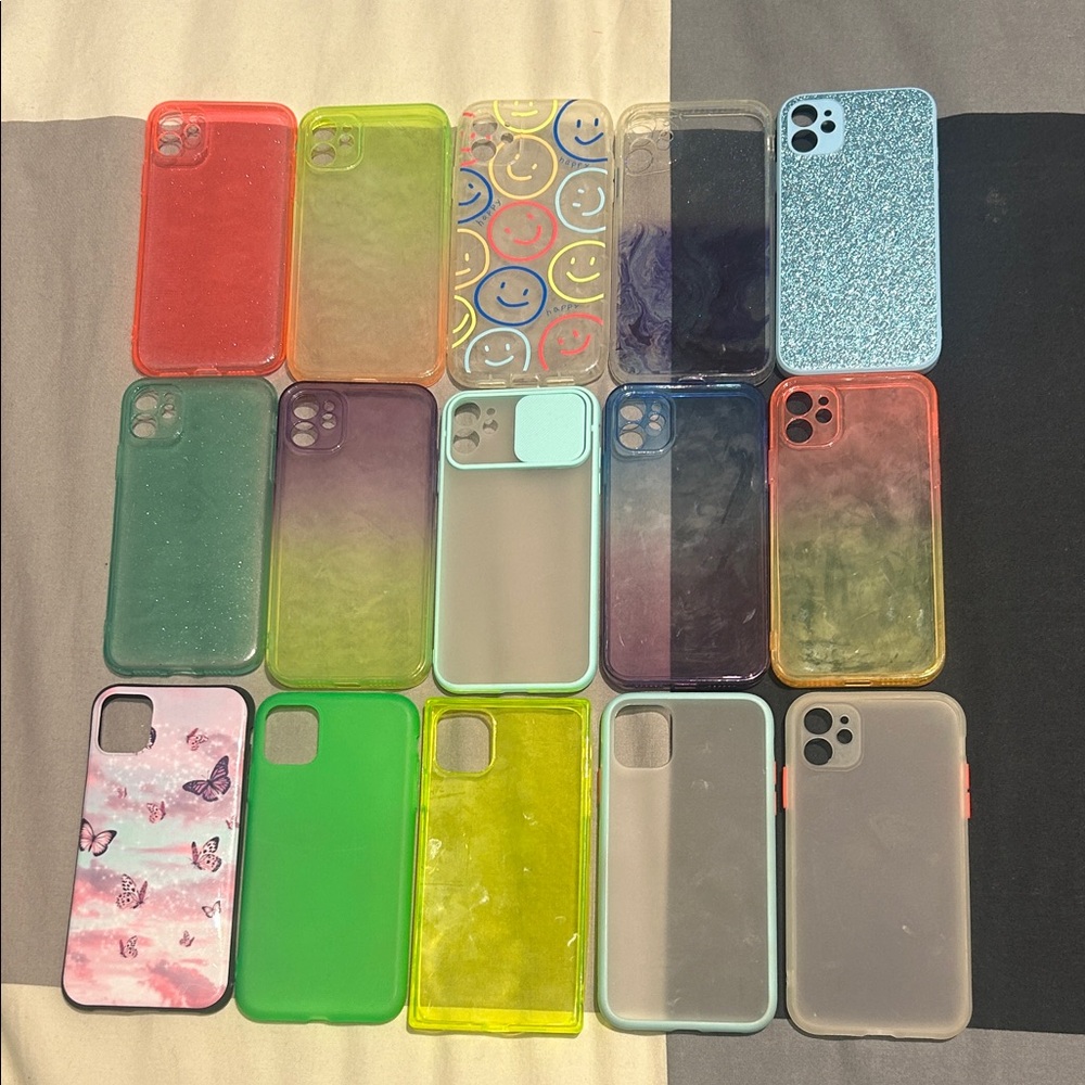 Colorful iPhone 11 Case Set